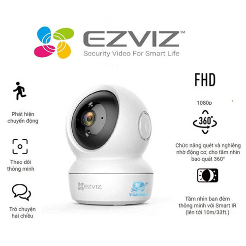 Camera EZVIZ C6N Góc Quay 360, Đàm Thoại 2 Chiều