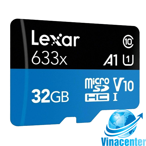 Thẻ nhớ MicroSD Lexar 32GB 633x – Chuyên dụng cho Camera EZVIZ C6N tại Vinacenter