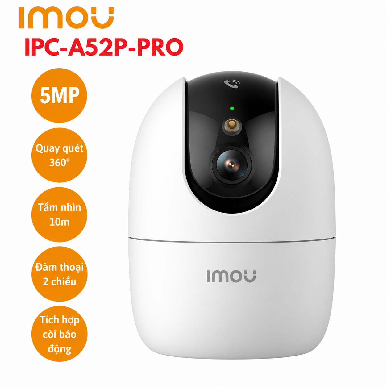 Camera Wifi MOU IPC-A52P-PRO (Ranger 2 Pro 5MP)